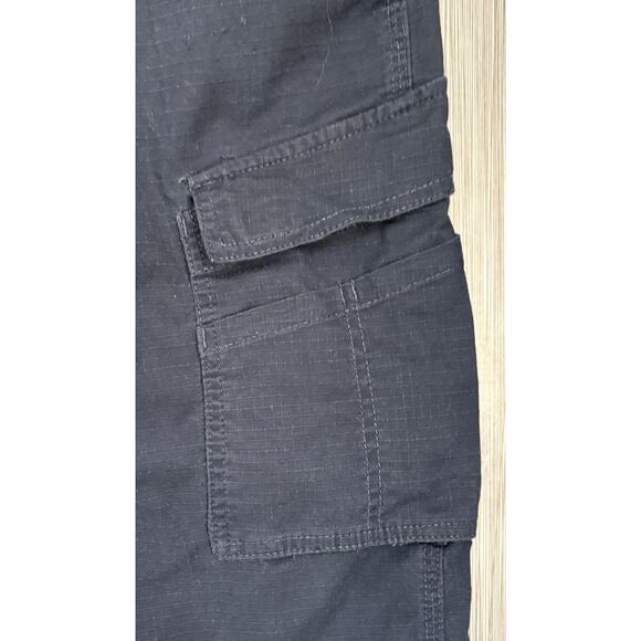 Carhartt Men’s Navy Blue Force Relaxed Fit Ripstop Cargo Work Pant Size 34x30 - Picture 5 of 9
